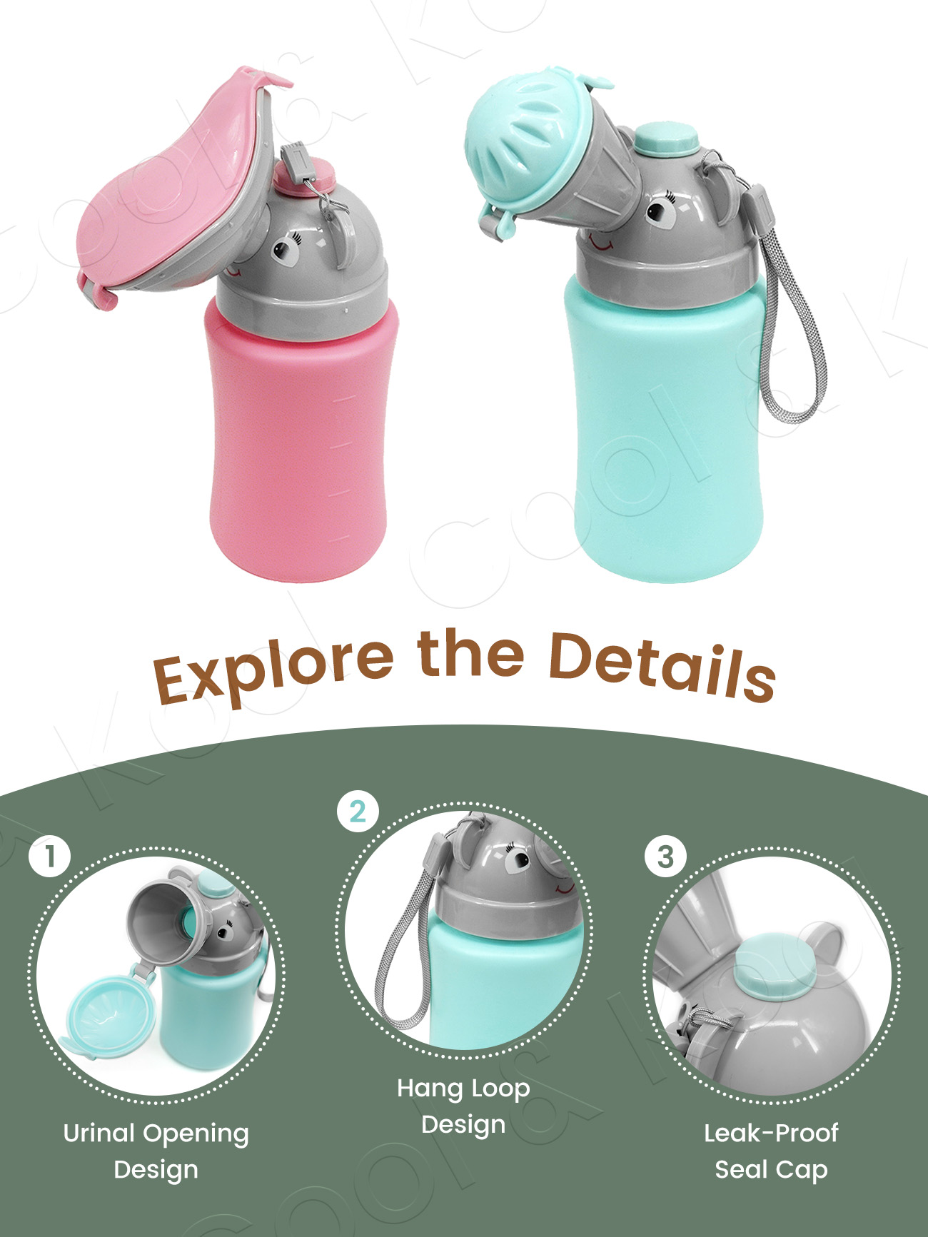 Portable Kids Travel Pee Bottl - Kids Outdoor Urinal 评论和价格