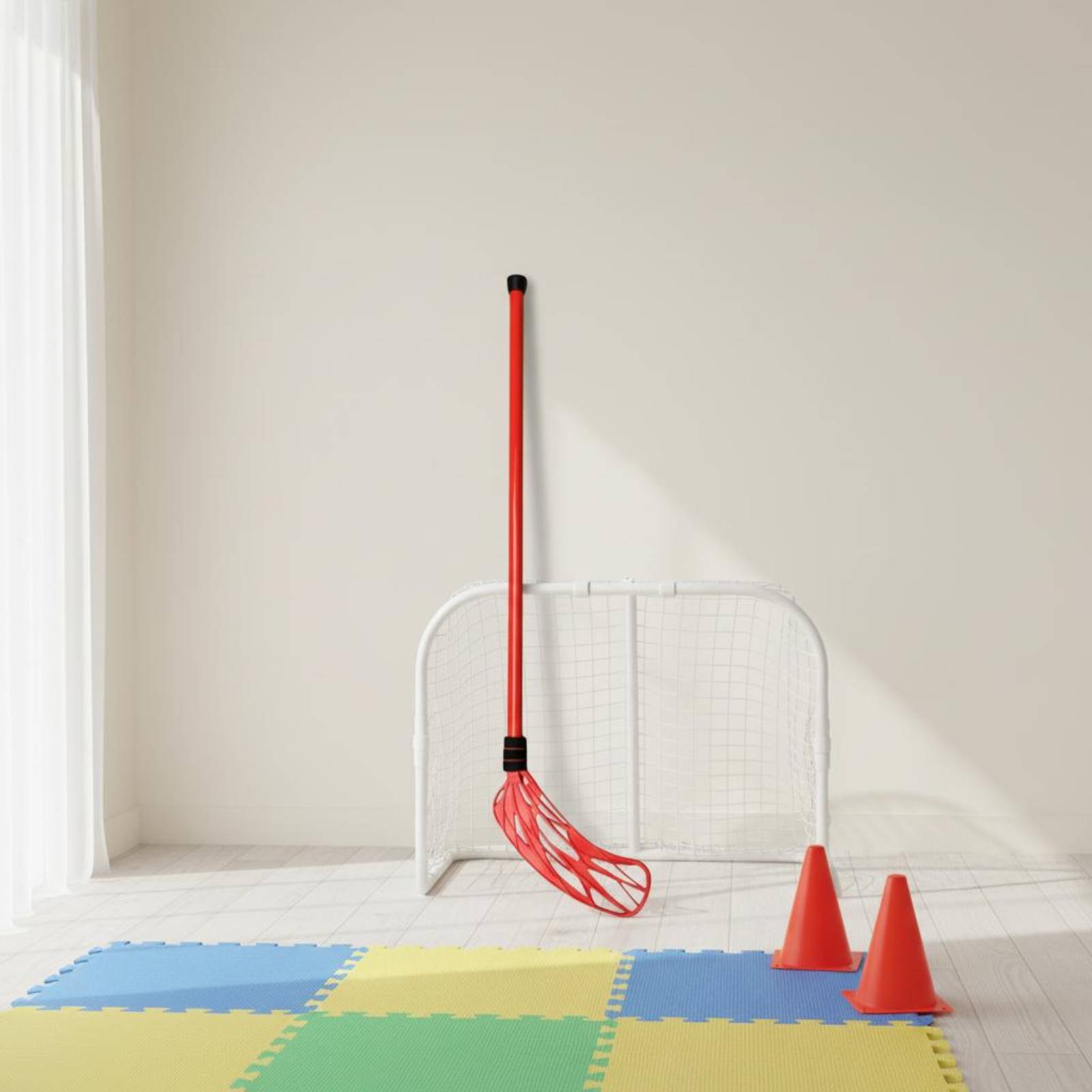 Mini Hockey Goal Set Indoor Ou - Kids Outdoor Hockey Set 评论和价格