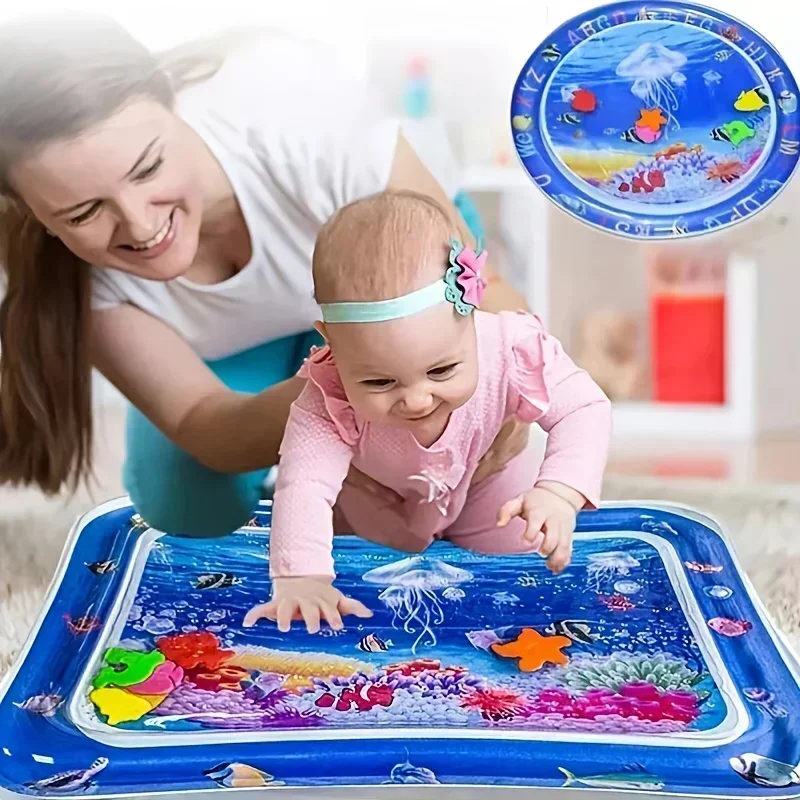 Baby Water Play Mat PVC Inflat - Kids Outdoor Water Play Table 评论和价格