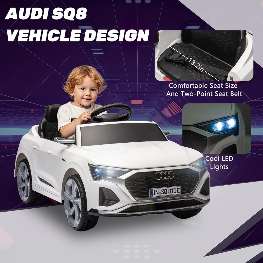 12V Licensed Audi SQ8 Ride on  - Ride On Toy Car 评论和价格
