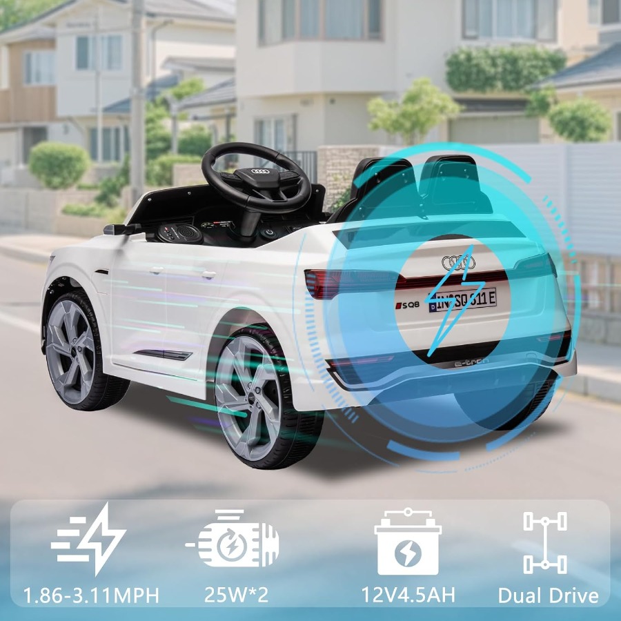 12V Licensed Audi SQ8 Ride on  - Ride On Toy Car 评论和价格
